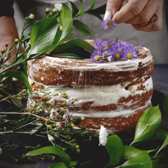 Vanilla Ginger Orange Cake - Recipe photo by Annamontaliblog
