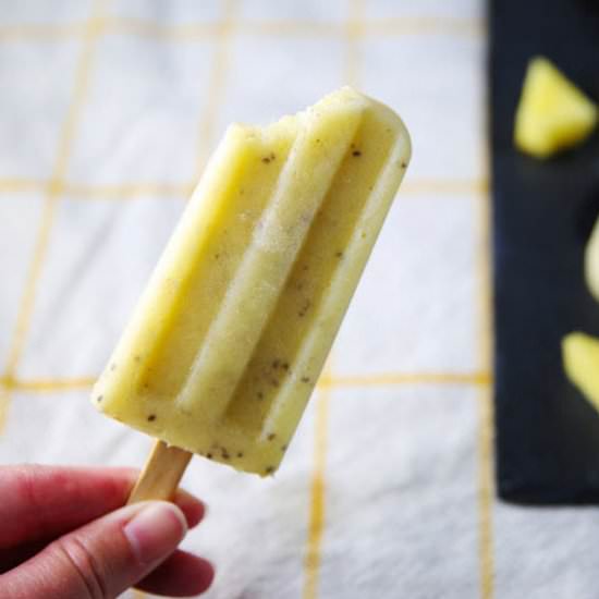 Pineapple Mango Chia Seed Popsicles - Recipe photo by Tastefulventure