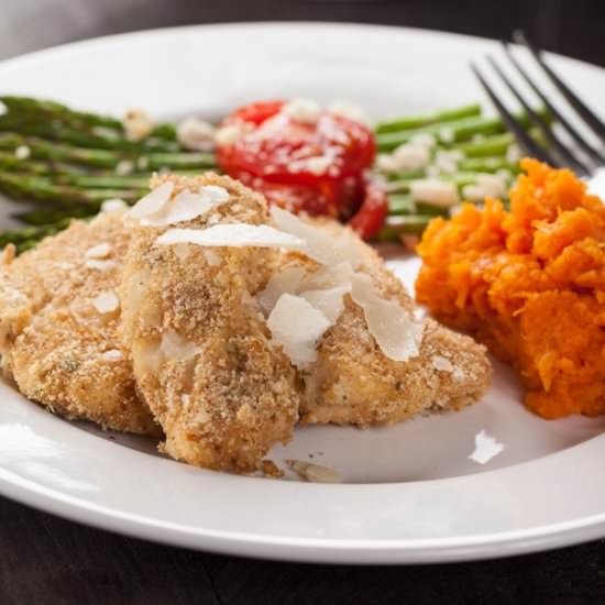 Parmesan Crusted Chicken Tenders - Recipe photo by Home Baked Joy