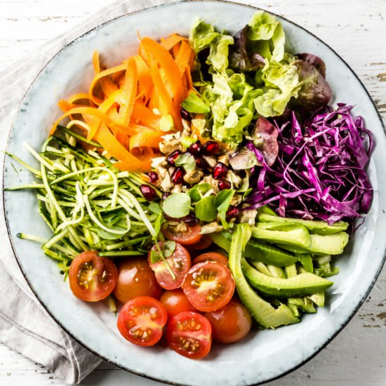 Rainbow Power Salad - Recipe photo by raepublic