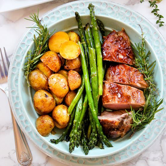 Skillet Maple Dijon Pork Tenderloin - Recipe photo by And They Cooked Happily Ever After