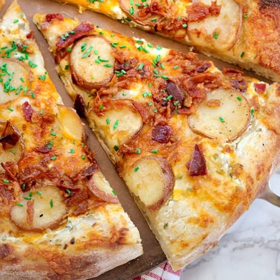 Loaded Baked Potato Pizza - Recipe photo by And They Cooked Happily Ever After