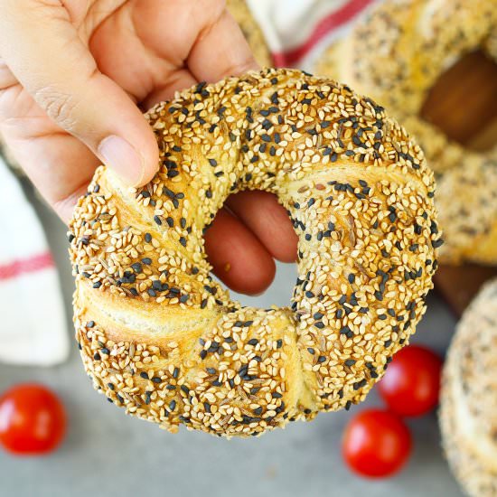 Turkish Sesame Bread - Recipe photo by El Mundo Eats