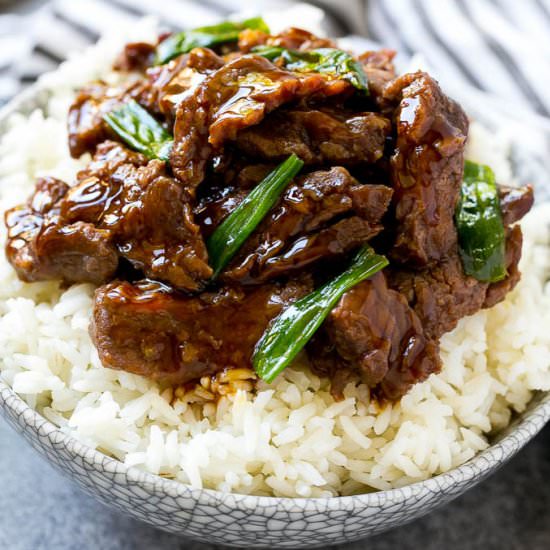 Slow Cooker Mongolian Beef - Recipe photo by dinneratthezoo