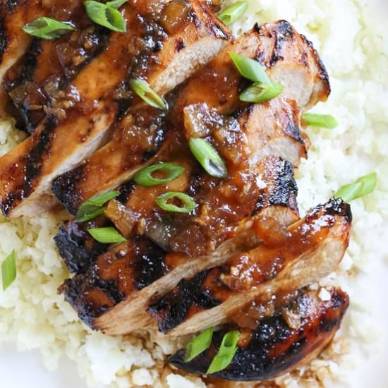 BBQ-Bourbon-Chicken - Recipe photo by Skinnytaste
