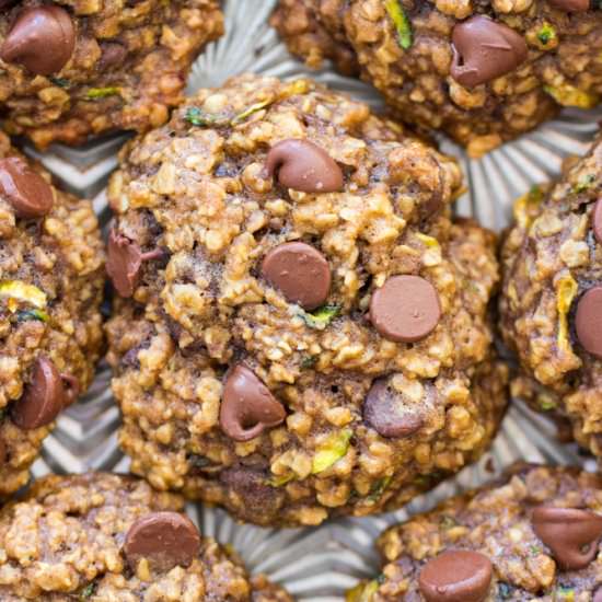 Chocolate Chip Zucchini Cookies - Recipe photo by thegoldlininggirl