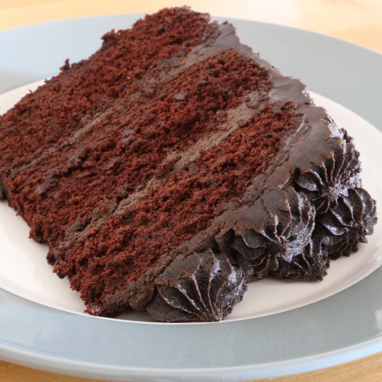 Chocolate Cake with Dark Chocolate - Recipe photo by todays delight
