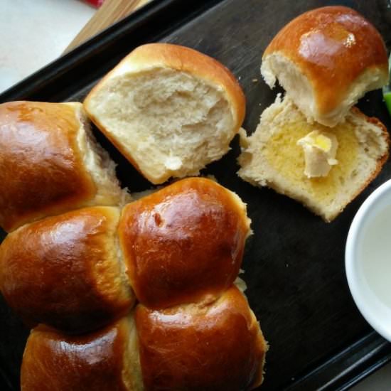 Sweet Milk Rolls - Recipe photo by Gardening Foodie