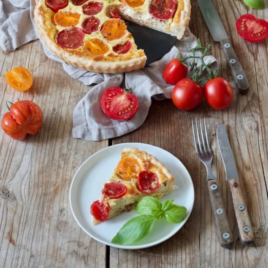 tomato quiche - Recipe photo by Sweets and Lifestyle