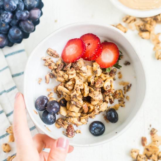 Simple Paleo Granola - Recipe photo by WhatMollyMade