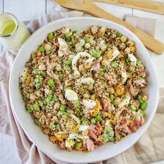 Edamame Quinoa Salad - Recipe photo by SweetCaramelSunday