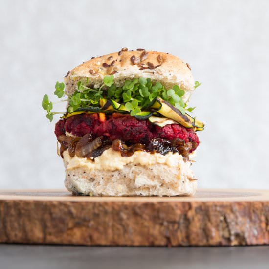 Awesome Beet Burgers - Recipe photo by dontgobaconmyheart