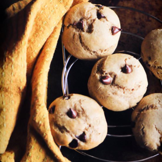 GF Chai Chocolate Chip Cookies - Recipe photo by moon and spoon and yum.