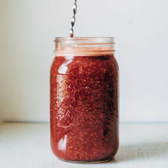 Watermelon Holy Basil Chia Fresca - Recipe photo by sweetizzy