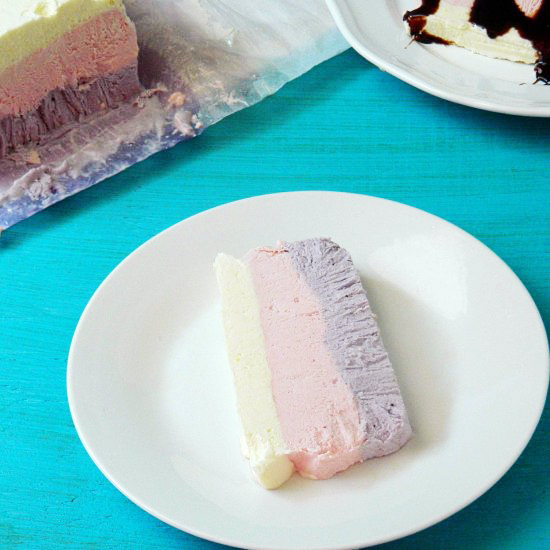 Neapolitan Ice cream - Recipe photo by Nitha Kitchen