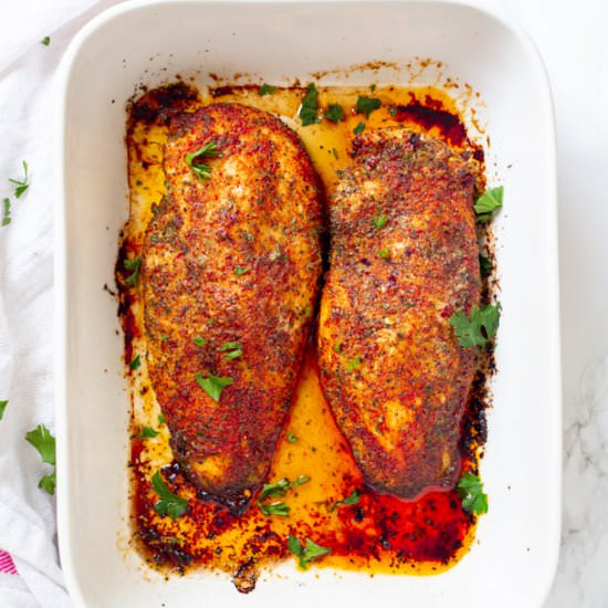 Perfect Oven Baked Chicken Breast - Recipe photo by galonamission