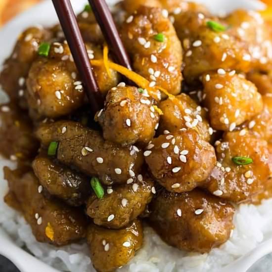 Slow Cooker Orange Chicken - Recipe photo by LifemadeSweeter
