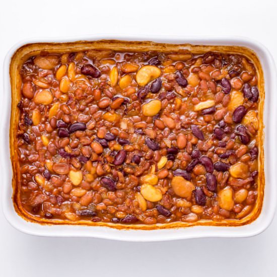 Lumberjack baked beans - Recipe photo by thanksgiving