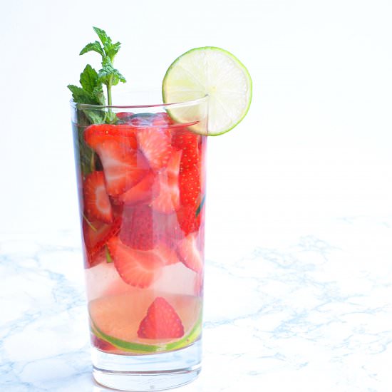 Strawberry Detox Water - Recipe photo by livingfreshdaily