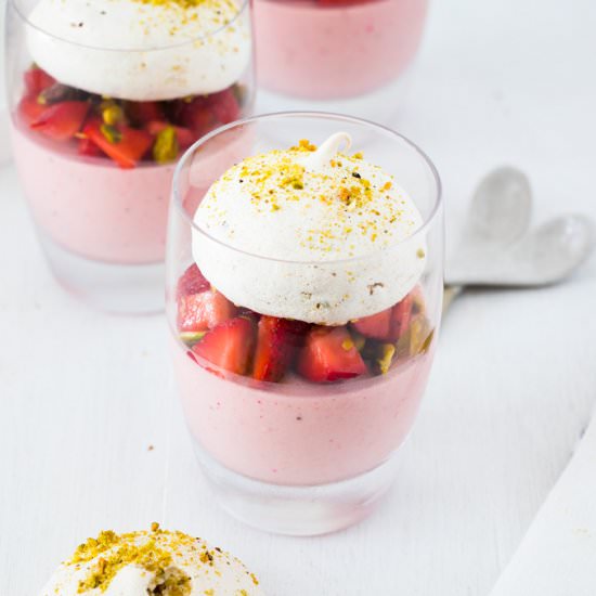 Strawberry Panna Cotta - Recipe photo by sugarsaltmagic