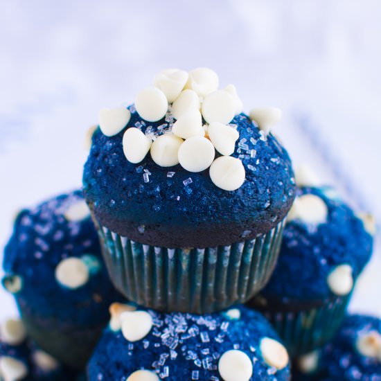 Blue Velvet Muffins - Recipe photo by A baJillian Recipes