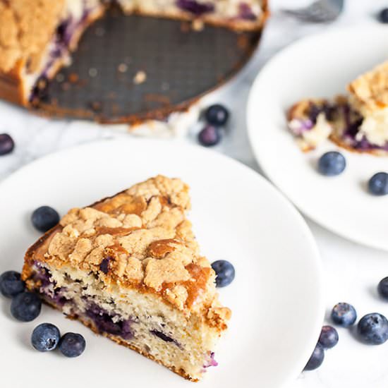 Old Fashioned Blueberry Buckle - Recipe photo by therusticfoodie