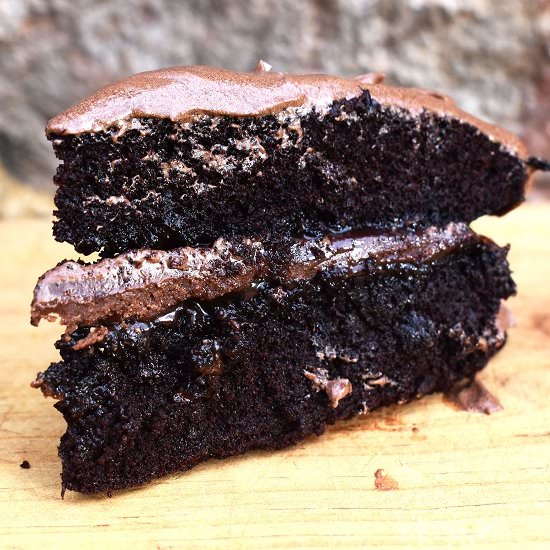 Chocolate Fudge Cake - Recipe photo by lightscamerabake