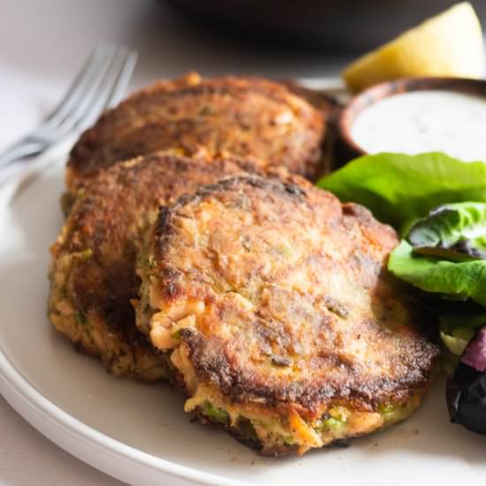 Pea and Salmon Fishcakes - Recipe photo by elizabethchloe