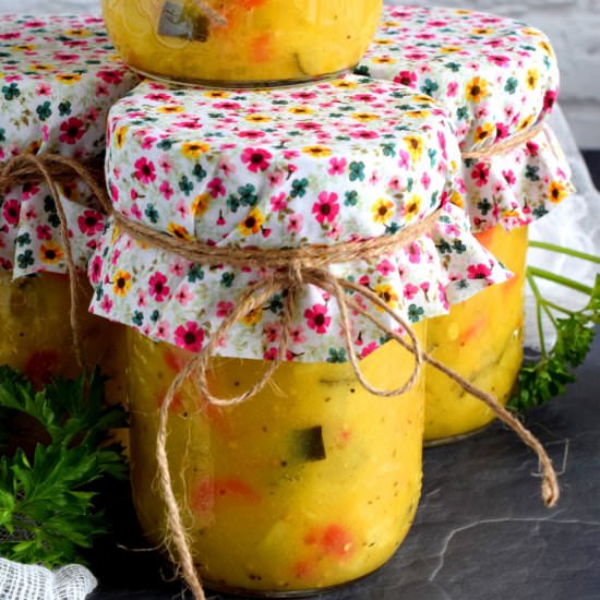 Preserved Mustard Pickles - Recipe photo by byronethomas