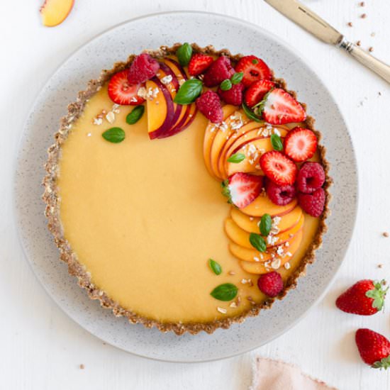 Summer Peach Tart - Recipe photo by AnnaBanana