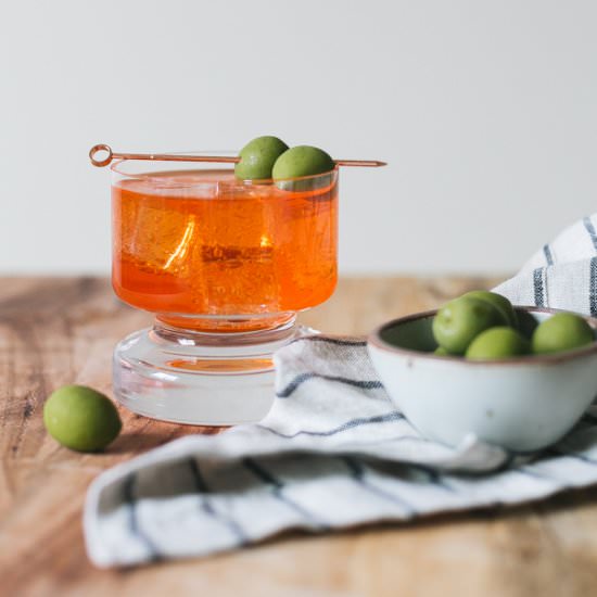 Our Twist on the Classic Negroni - Recipe photo by jojotastic