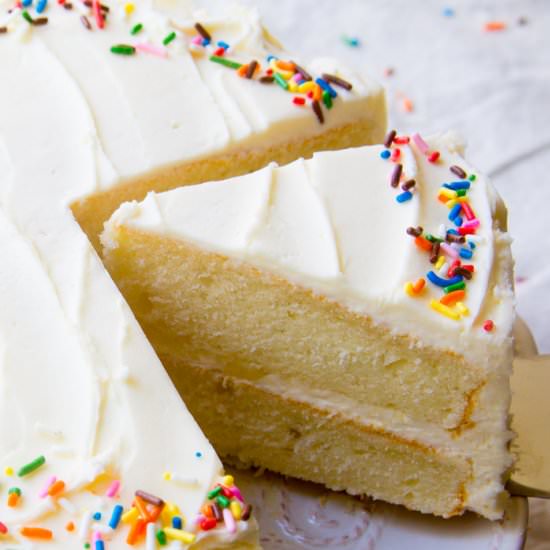 Best White Cake - Recipe photo by bakerbettie