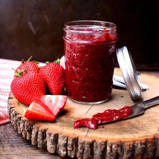 Freezer Chia Jam - Recipe photo by Sneaky Mommies