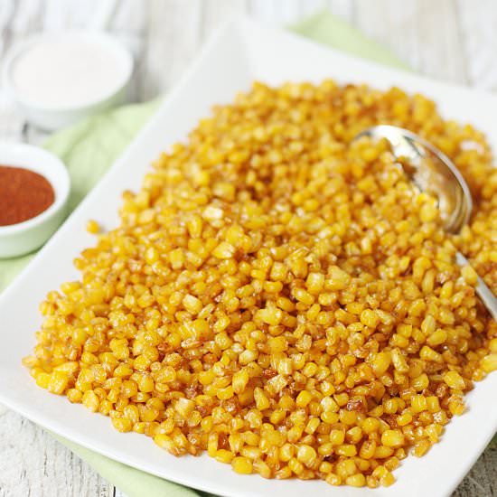 Roasting Frozen Corn in the Oven - Recipe photo by emihill