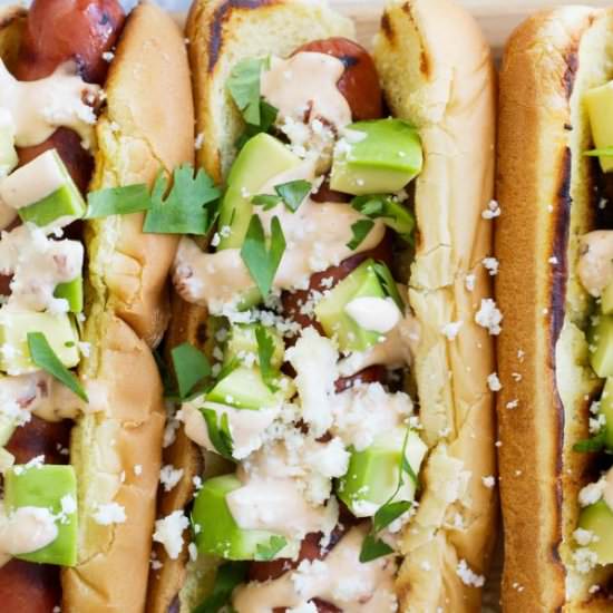 Mexican Hot Dogs - Recipe photo by taste and tell