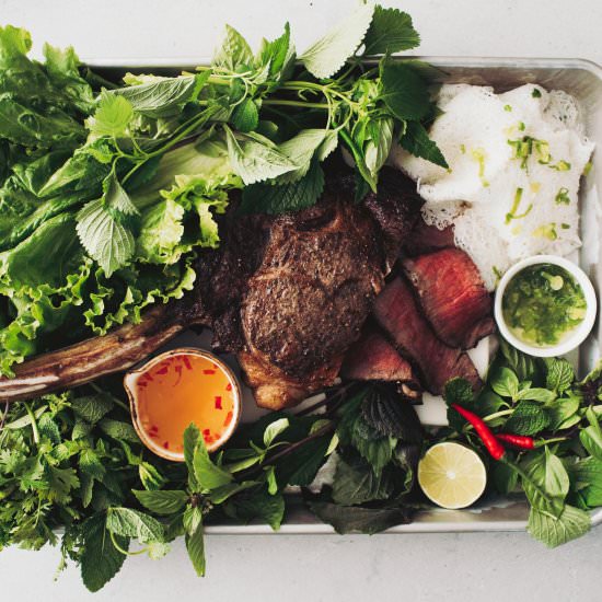 Vietnamese Steak Summer Rolls - Recipe photo by iamafoodblog