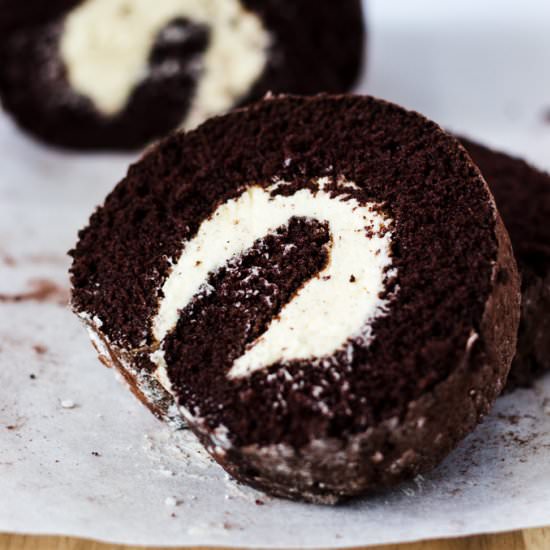 Chocolate Roll Cake - Recipe photo by sugarsaltmagic