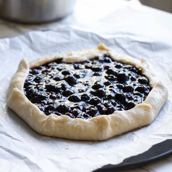 Blueberry Galette - Recipe photo by katiebirdbakes