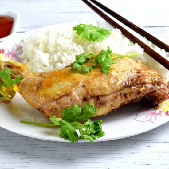 Chinese Salt Baked Chicken - Recipe photo by Taste of Asian Food