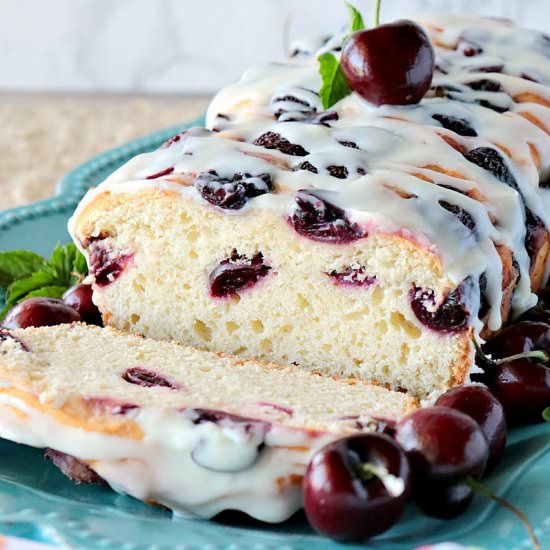 Cherry Yeast Bread - Recipe photo by Kudos Kitchen by Renee