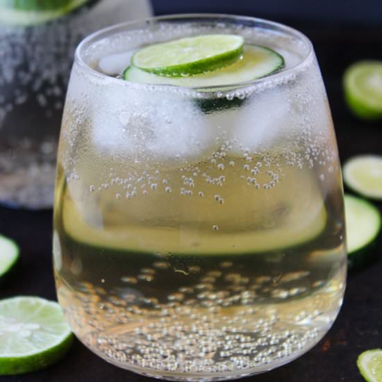Sparkling Grapefruit & St. Germain - Recipe photo by Horses &amp; Heels