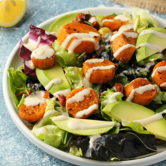 Vegan Sweet Potato Salad - Recipe photo by lovingitvegan