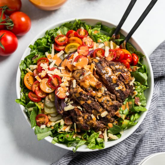 Cheeseburger Salad - Recipe photo by Get Inspired Everyday
