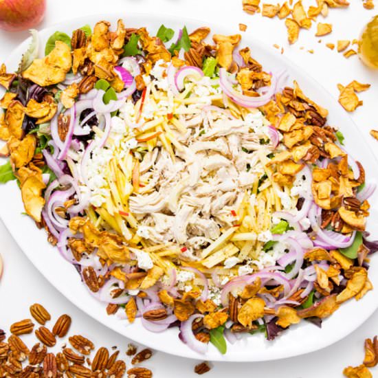 Fuji apple chicken salad - Recipe photo by thanksgiving