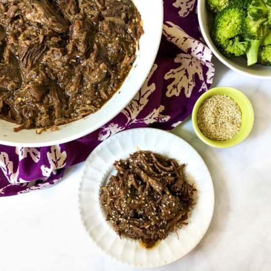 Low Carb Shredded Asian Beef - Recipe photo by MyLifeCookbook