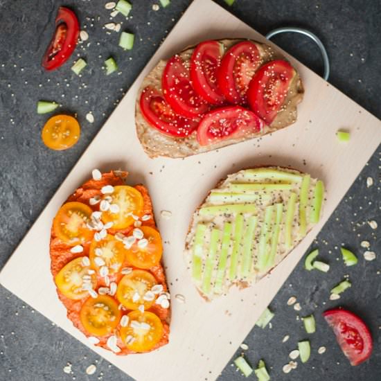 3 Simple Veggie Dips - Recipe photo by MyPurePlants