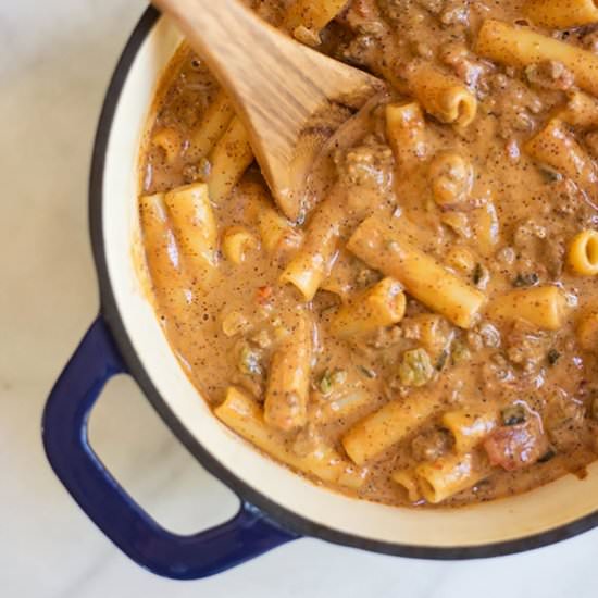 Chili Mac - Recipe photo by artzyfoodie