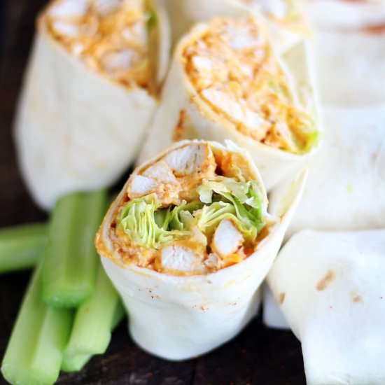 Nashville Hot Chicken Wraps - Recipe photo by Buy This Cook That