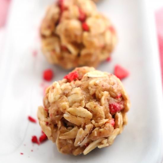 PB&J Energy Balls - Recipe photo by nourishingplate