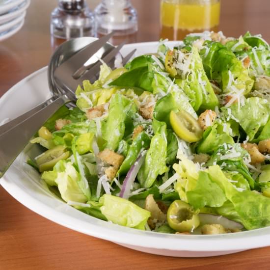 Butter Lettuce Salad with Castelvet - Recipe photo by For the Love of Cooking